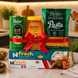 _Pomace Olive Oil 500ml + Honey 500g + 1 Pasta 500g + Cling Film 200m + Foil 72 No